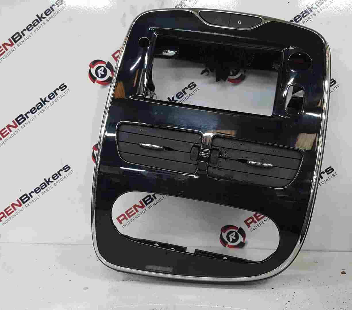 Thumb 3 Renault Clio MK4 2012-2019 Vent Centre Dashboard Surround Gloss Black Cd Trim
