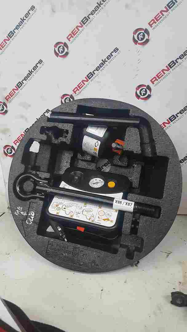 Thumb 5 Renault Clio MK4 2012-2021 Jack Foam Tyre Inflator SET No Jack tow eye