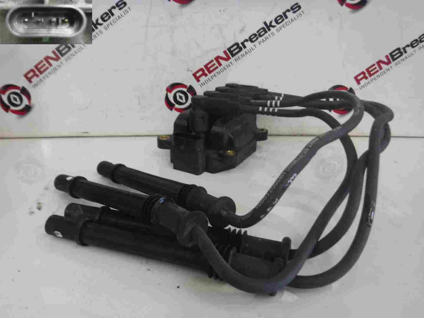 Renault Clio MK4 2013-2019 1.2 16v Ignition Coil Pack Leads 8200734204