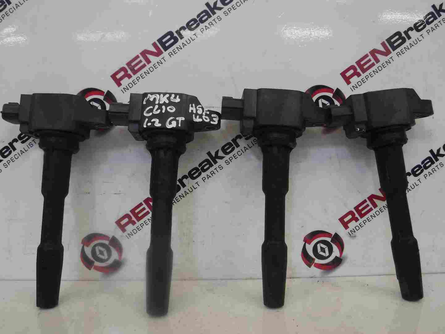 Renault Clio MK4 2013-2019 1.2 GT Ignition Coil Pack Pencil X4 Set 224332428r