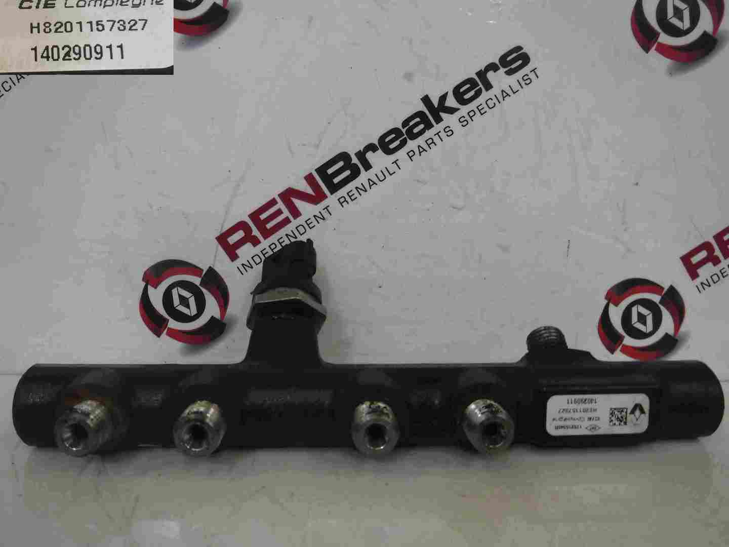 Renault Clio MK4 2013-2019 1.5 dCi Fuel Injector Rail + Pressure Sensor