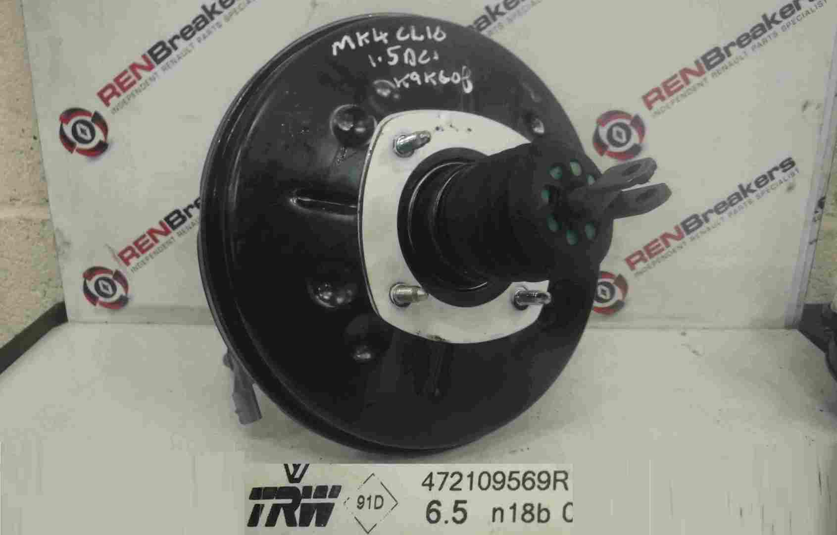 Renault Clio MK4 2013-2019 Brake Servo Unit 472109569R