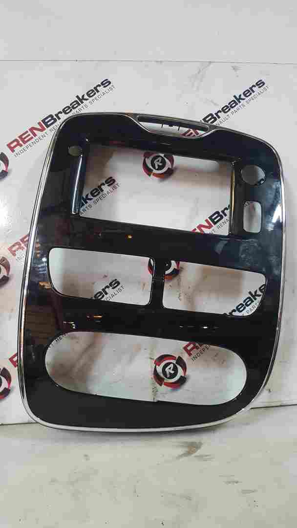 Thumb 9 Renault Clio MK4 2013-2019 Centre Dashboard Heater Display Surround Chrome Black