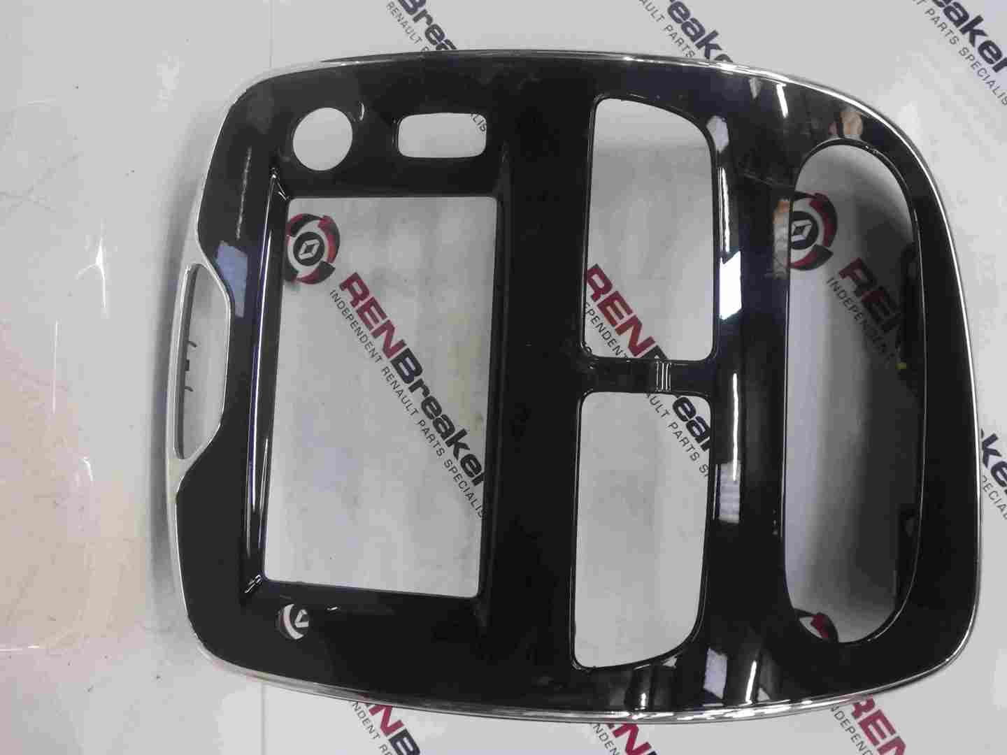 Renault Clio MK4 2013-2019 Centre Dashboard Heater Display Surround Chrome Black