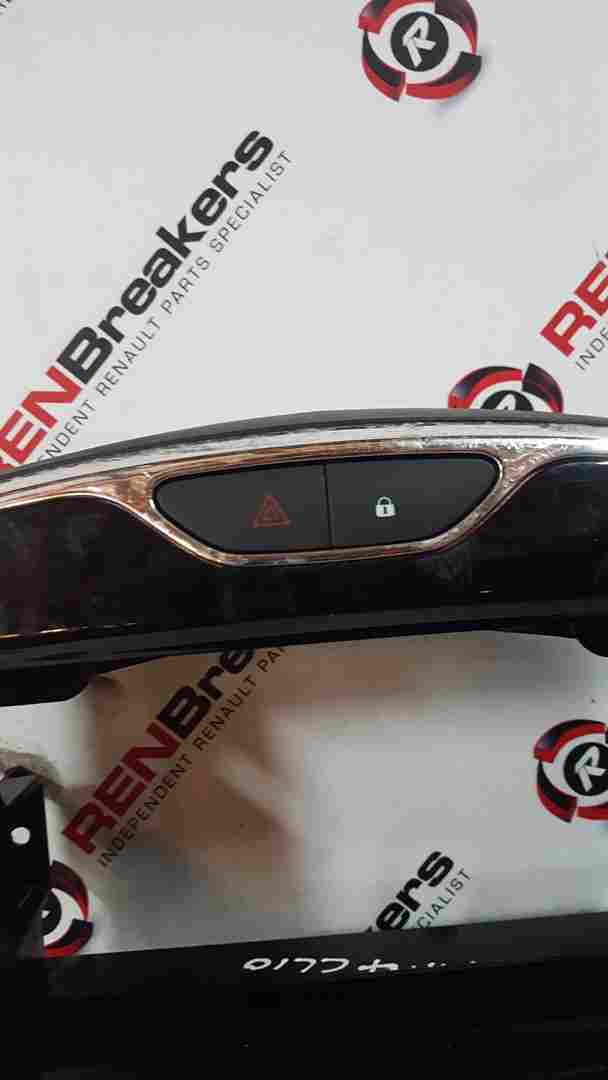 Thumb 2 Renault Clio MK4 2013-2019 Centre Vent Dashboard Heater Display Surround Chrome 