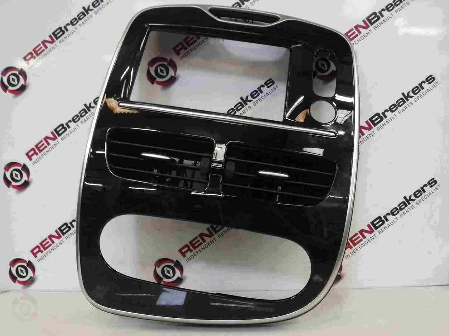 Renault Clio MK4 2013-2019 Dashboard Centre Vent Display Surround Gloss Black