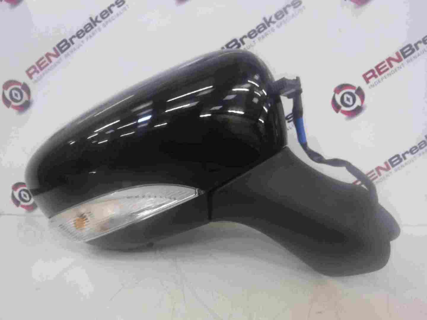 Renault Clio MK4 2013-2019 Drivers OS Wing Mirror Black