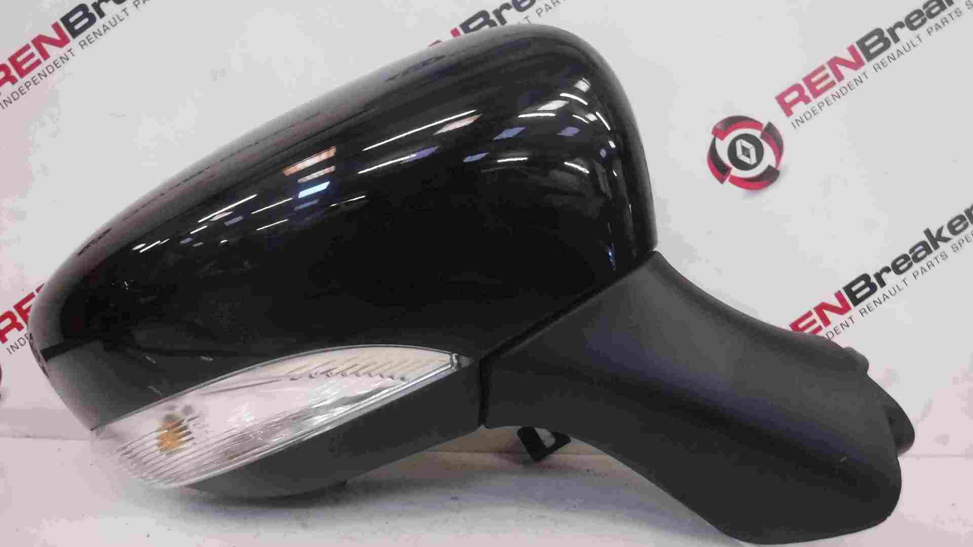 Renault Clio MK4 2013-2019 Drivers OS Wing Mirror Black 9pin 963016273r