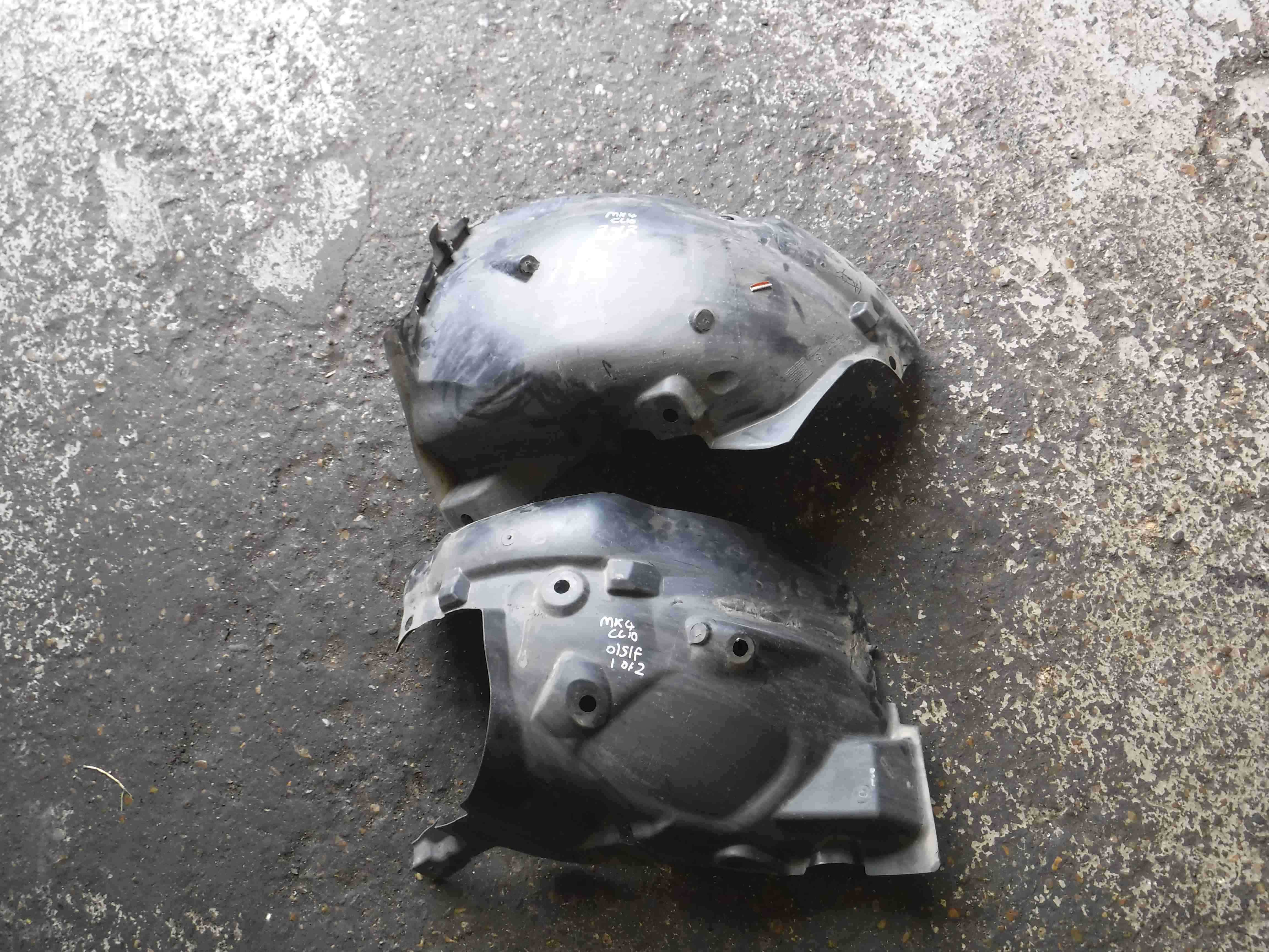Renault Clio MK4 2013-2019 Drivers OSF Front Dirt Guard Arch Liners Both Parts