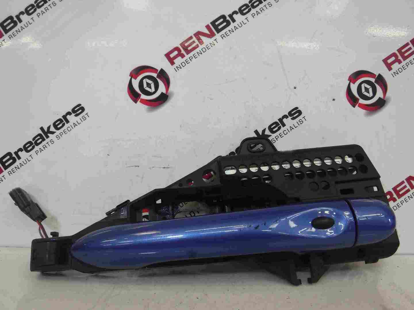 Renault Clio MK4 2013-2019 Drivers OSF Front Exterior Door Handle Blue TERNT
