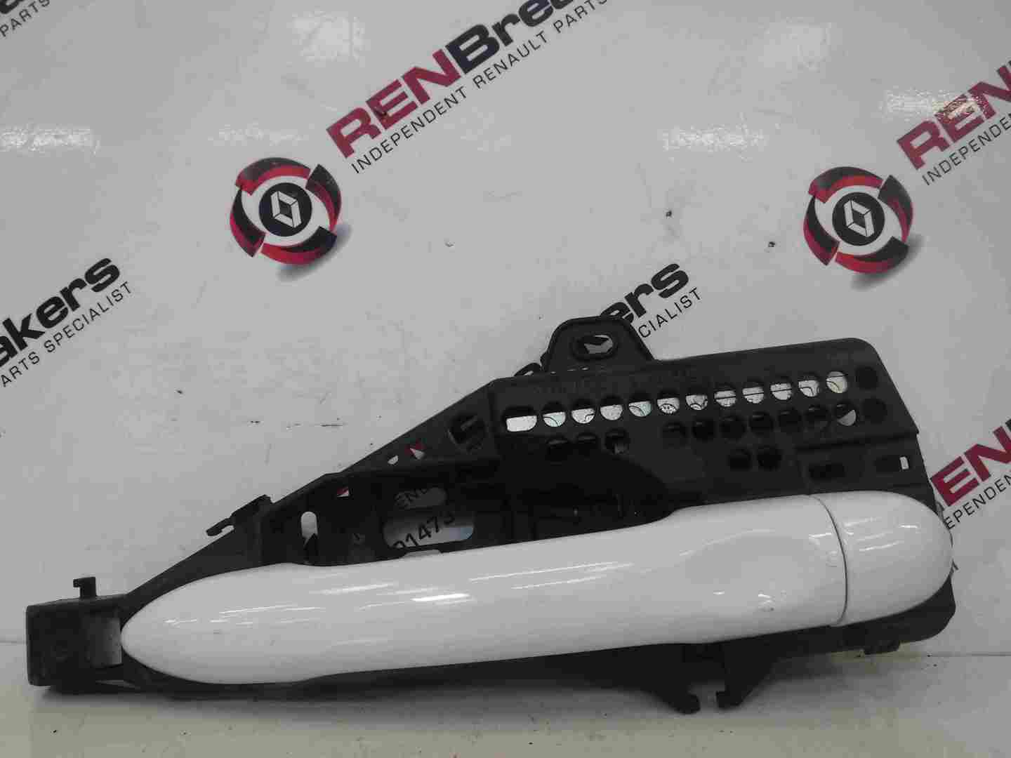 Renault Clio MK4 2013-2019 Drivers OSF Front Exterior Door Handle White