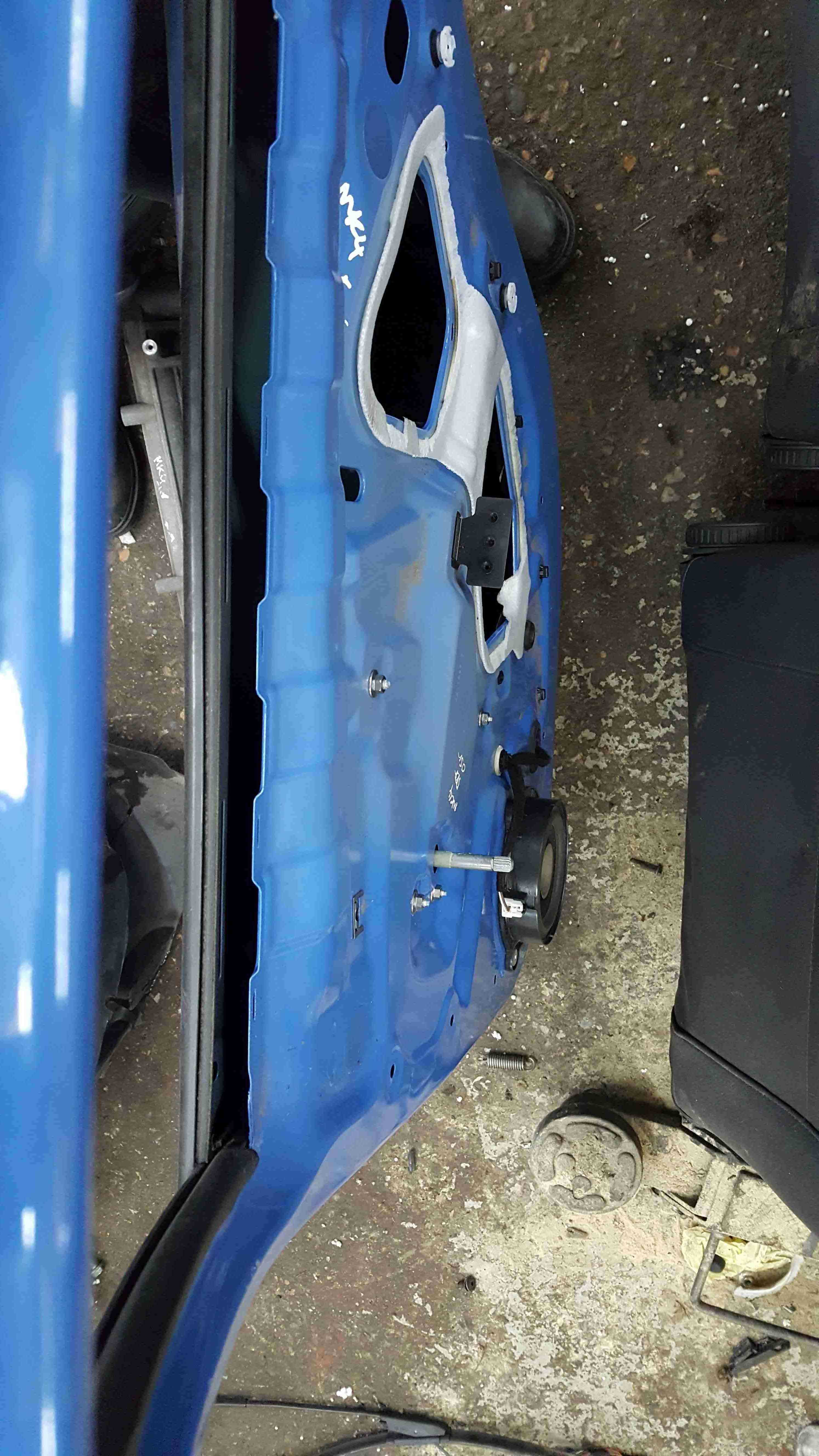 Renault Clio MK4 2013-2015 Drivers OSR Rear Door Blue OVRPJ