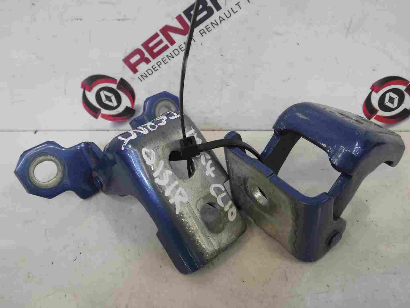 Renault Clio MK4 2013-2019 Drivers OSR Rear Door Hinges Blue TERNT