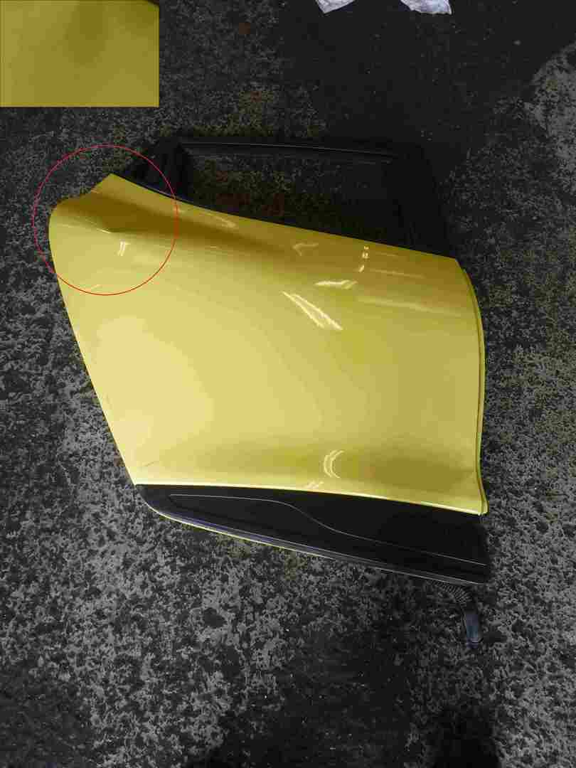 Renault Clio MK4 2013-2019 Drivers OSR Rear Door Yellow OVENW