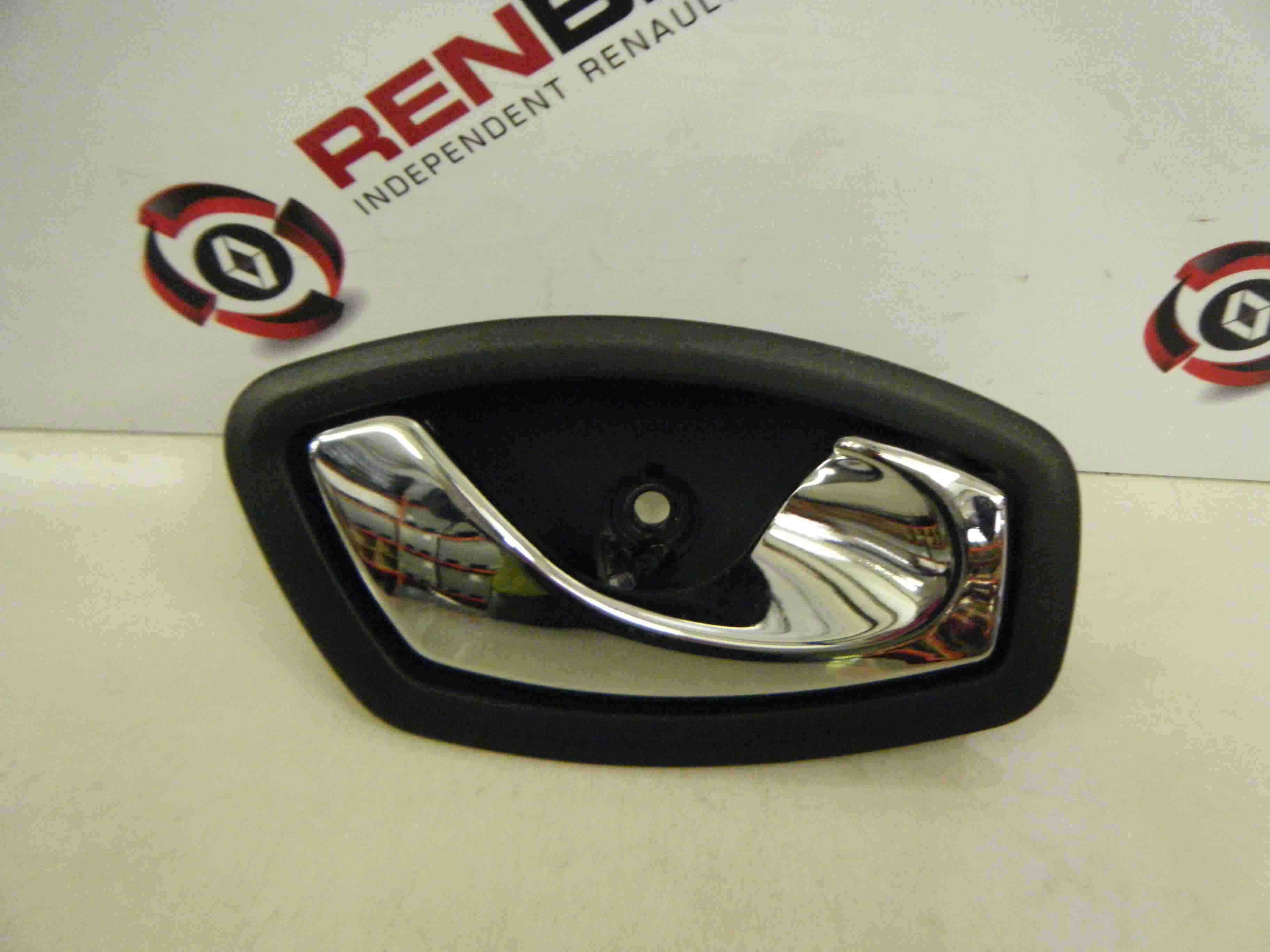 Renault Clio MK4 2013-2015 Drivers OSR Rear Interior Door Handle Chrome