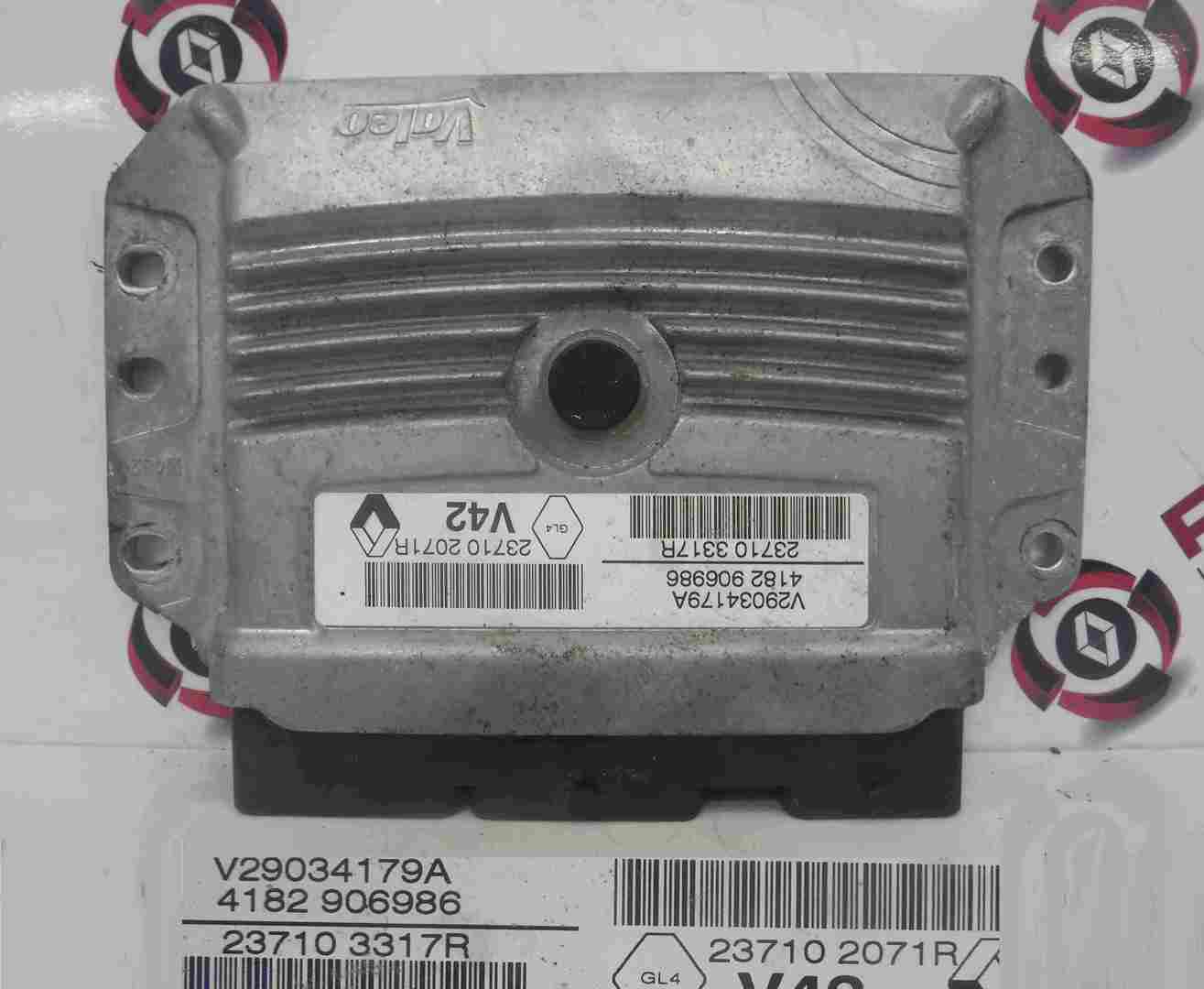 Renault Clio MK4 2013-2019 Engine Control Unit ECU 237103317R 237102071R