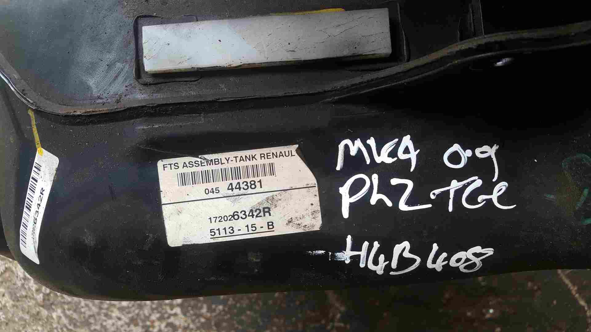 Thumb 3 Renault Clio MK4 2013-2019 Fuel Tank 0.9 TCE 172026342R