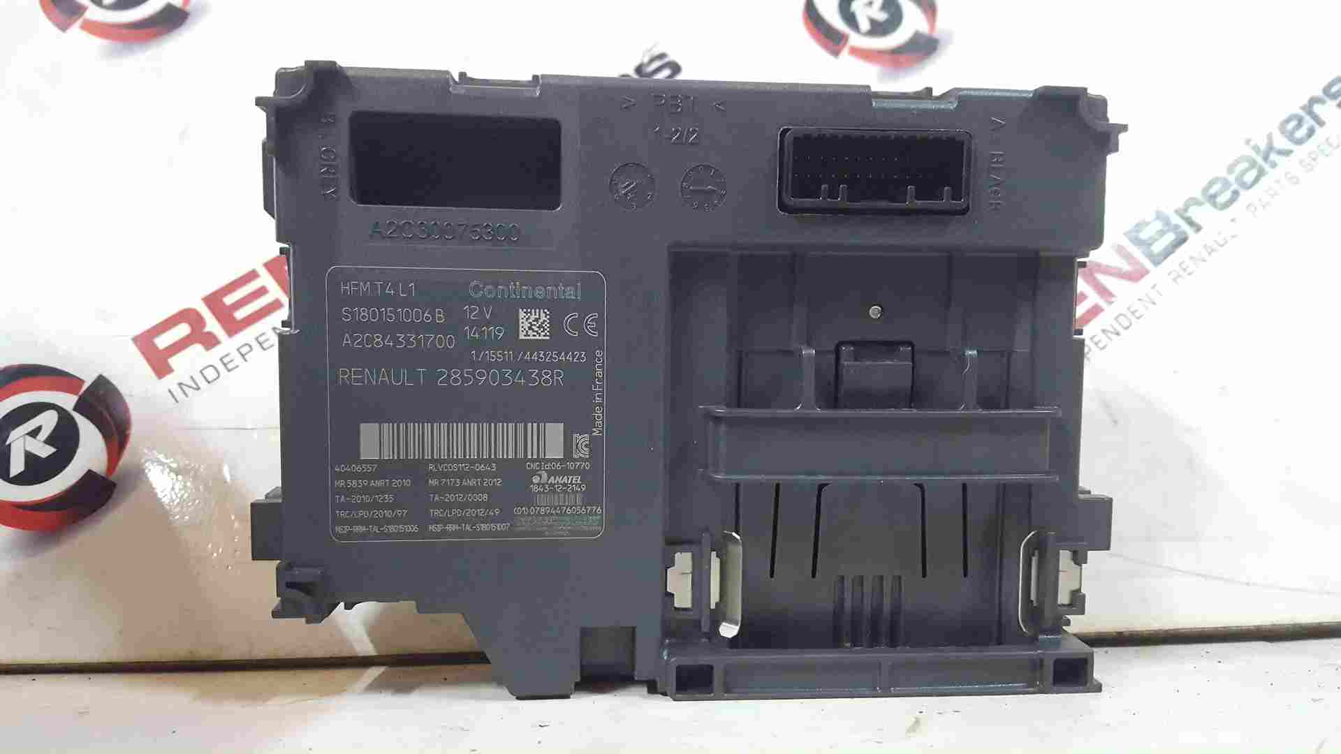 Thumb 5 Renault Clio MK4 2013-2019 Ignition KEY Card Reader 285903438R 285903438r