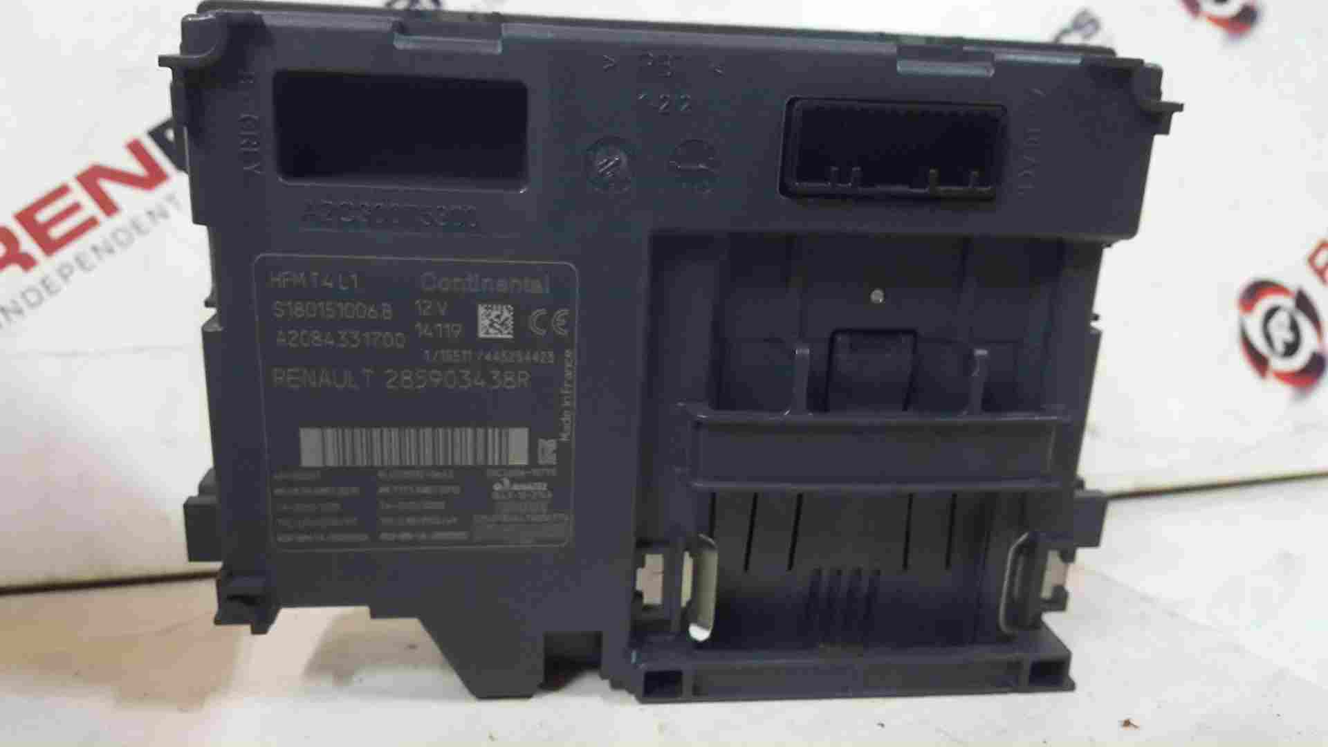 Renault Clio MK4 2013-2019 Ignition KEY Card Reader 285903438R 285903438r
