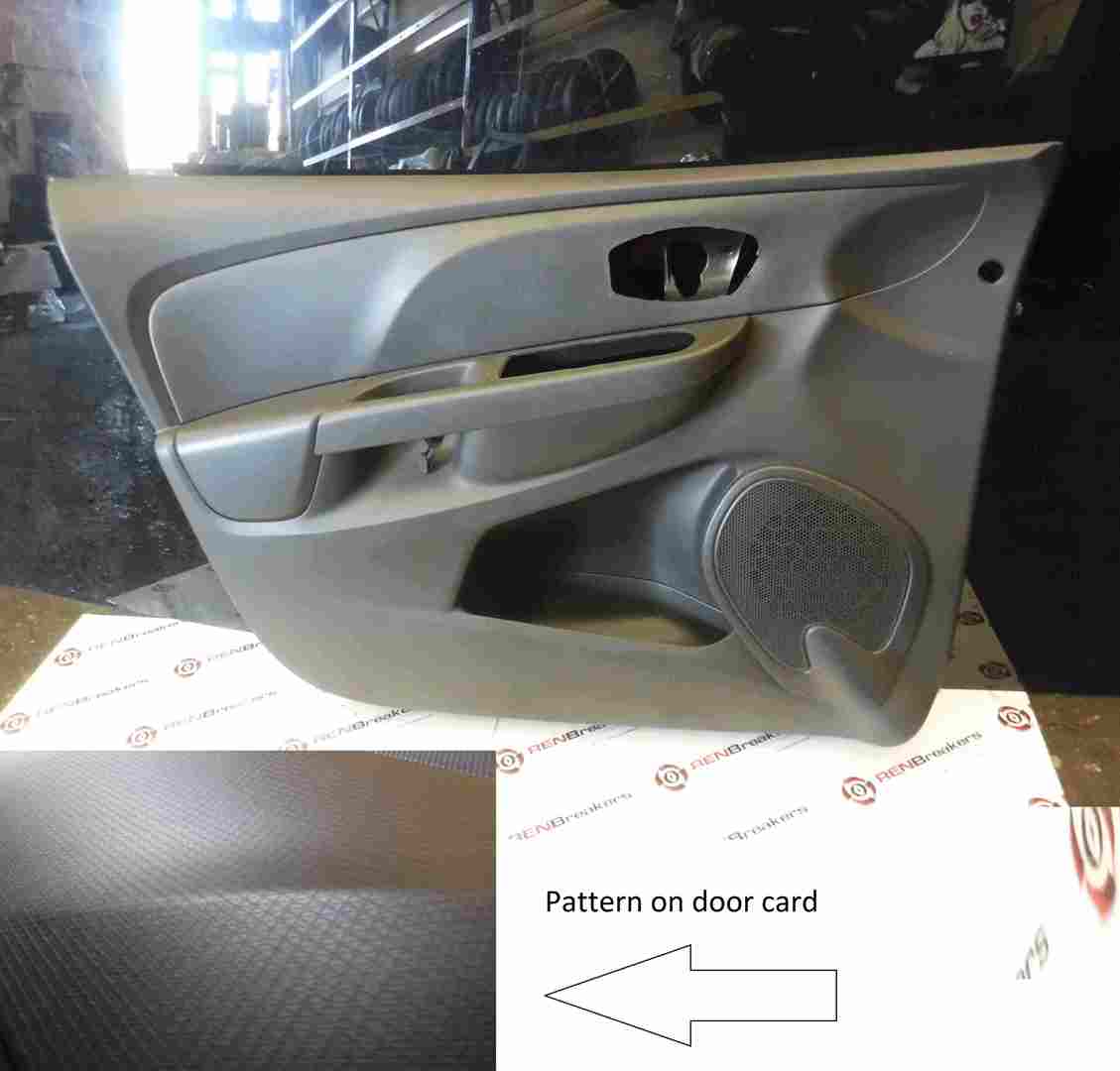 Renault Clio MK4 2013-2019 Drivers OSF Front Door Card