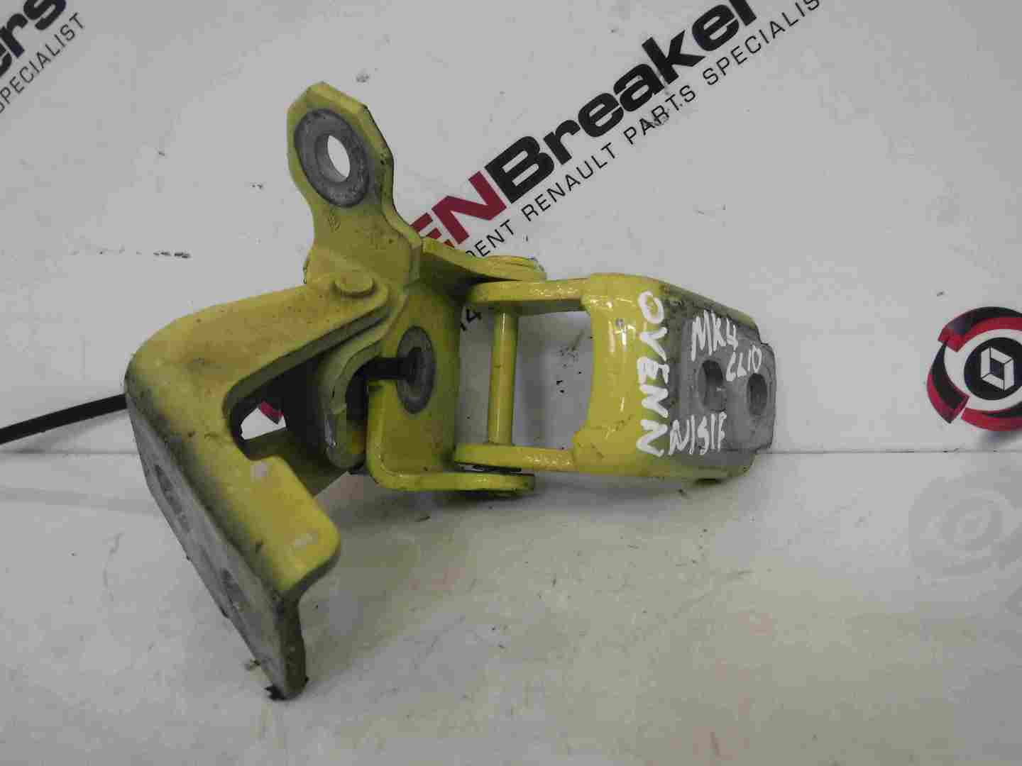 Renault Clio MK4 2013-2019 Passenger NSF Front Door Hinges Yellow OVENW