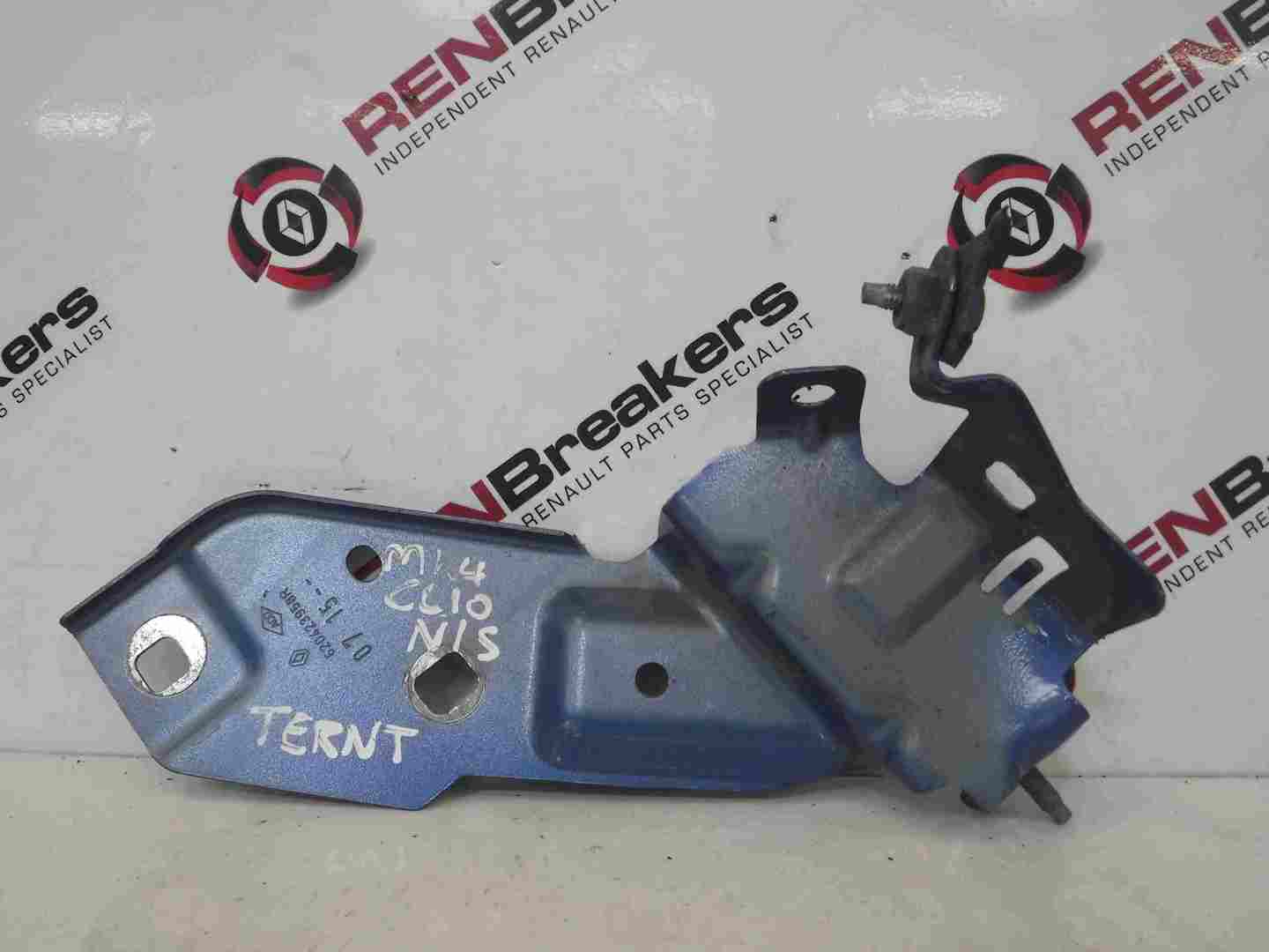 Renault Clio MK4 2013-2019 Passenger NSF Headlight Wing Bracket Blue OVRPJ