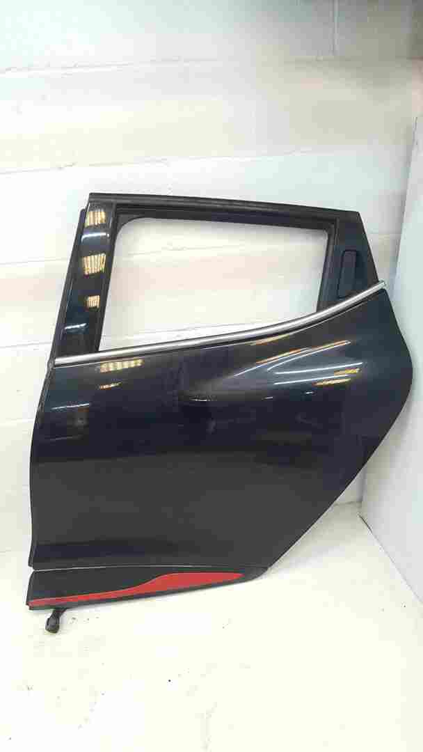 Thumb 5 Renault Clio MK4 2013-2019 Passenger NSR Rear Door Black Tegne RED Trim 
