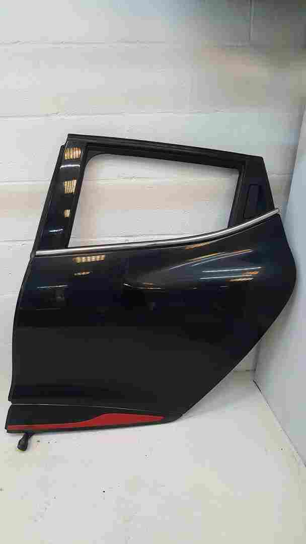 Thumb 4 Renault Clio MK4 2013-2019 Passenger NSR Rear Door Black Tegne RED Trim 