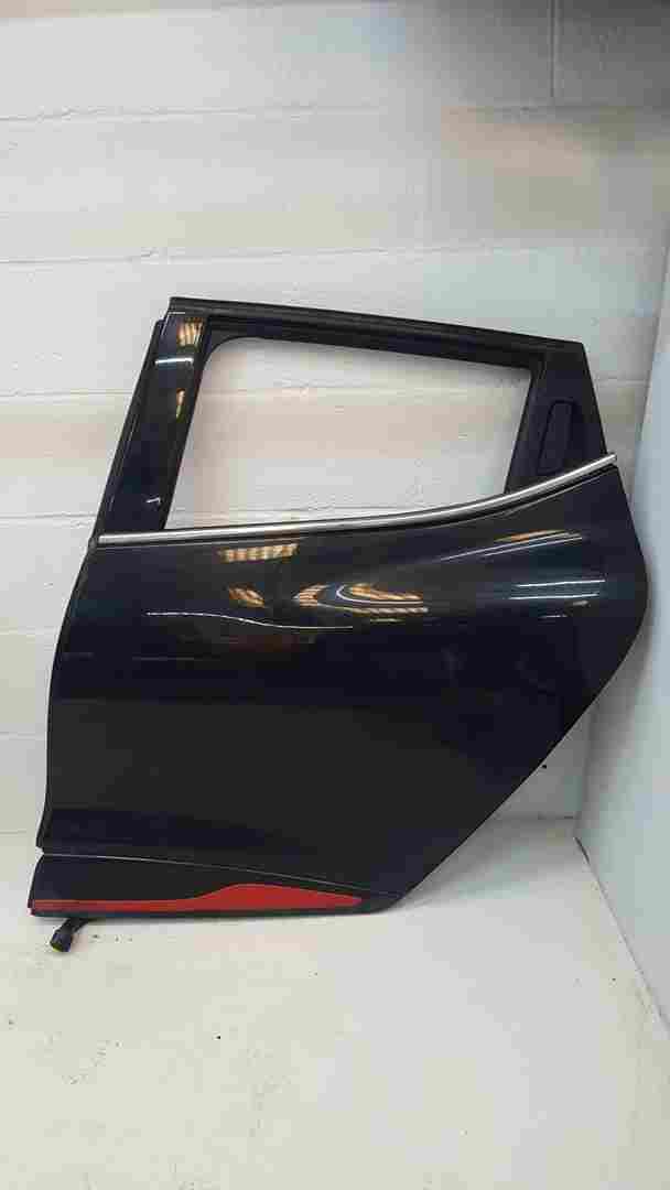 Thumb 6 Renault Clio MK4 2013-2019 Passenger NSR Rear Door Black Tegne RED Trim 