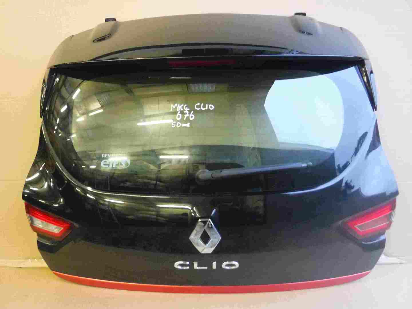Renault Clio MK4 2013-2019 Rear Tailgate Boot Black TEGNE tegne