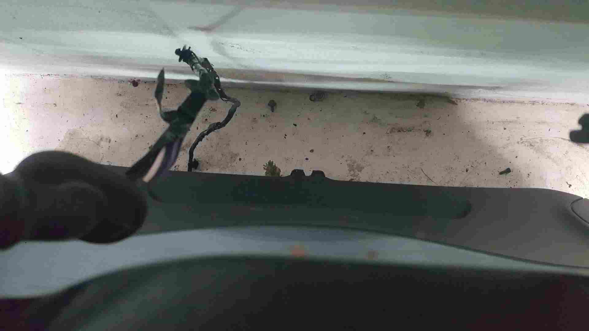 Renault Clio MK4 2013-2019 Rear Tailgate Boot Black Tegne RED Strip