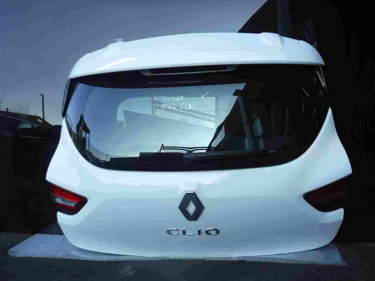 Renault Clio MK4 2013-2019 Rear Tailgate Boot White OV369