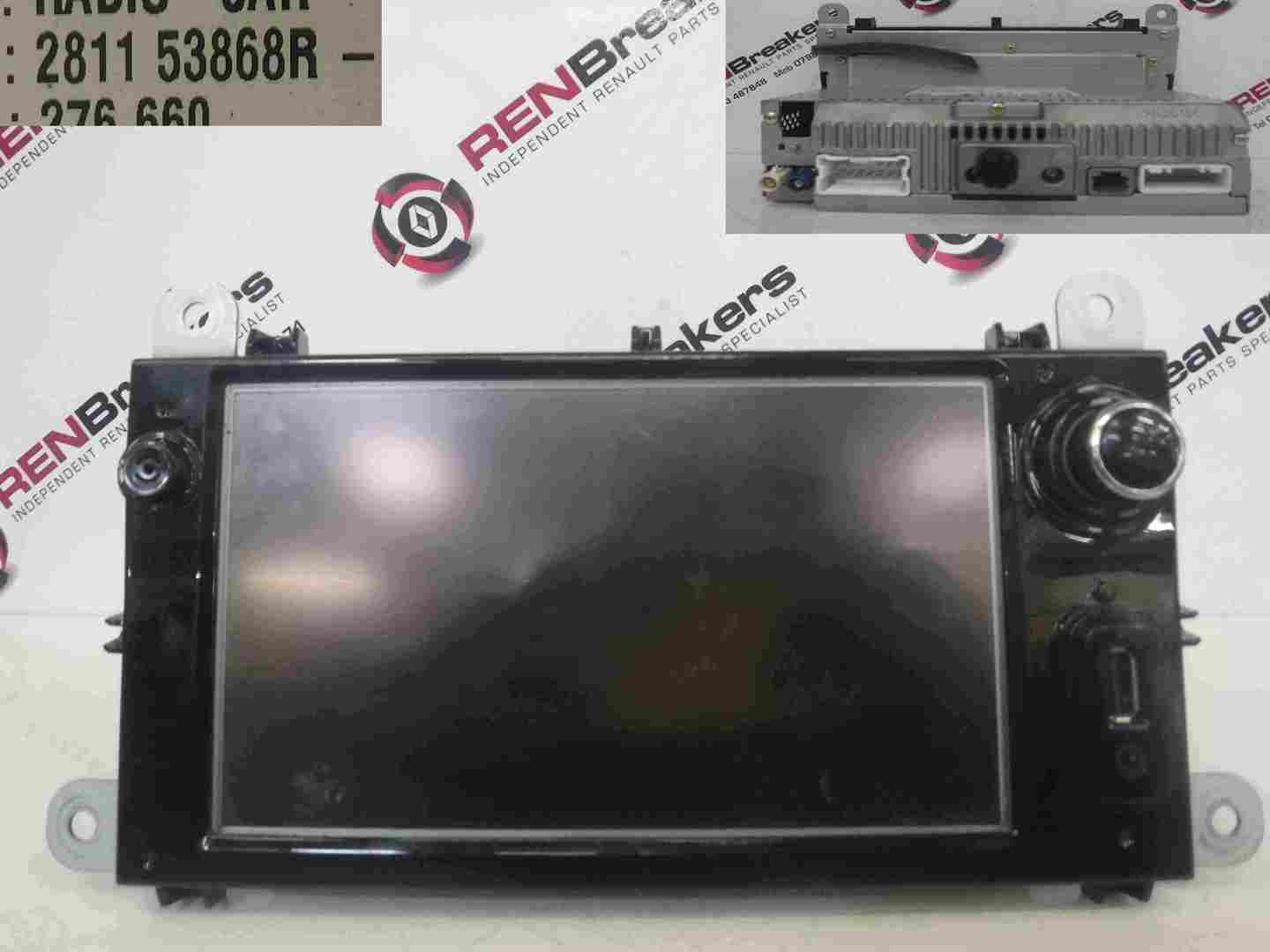 Renault Clio MK4 2013-2019 Sat Nav Touch Screen Screen Display 281153868R