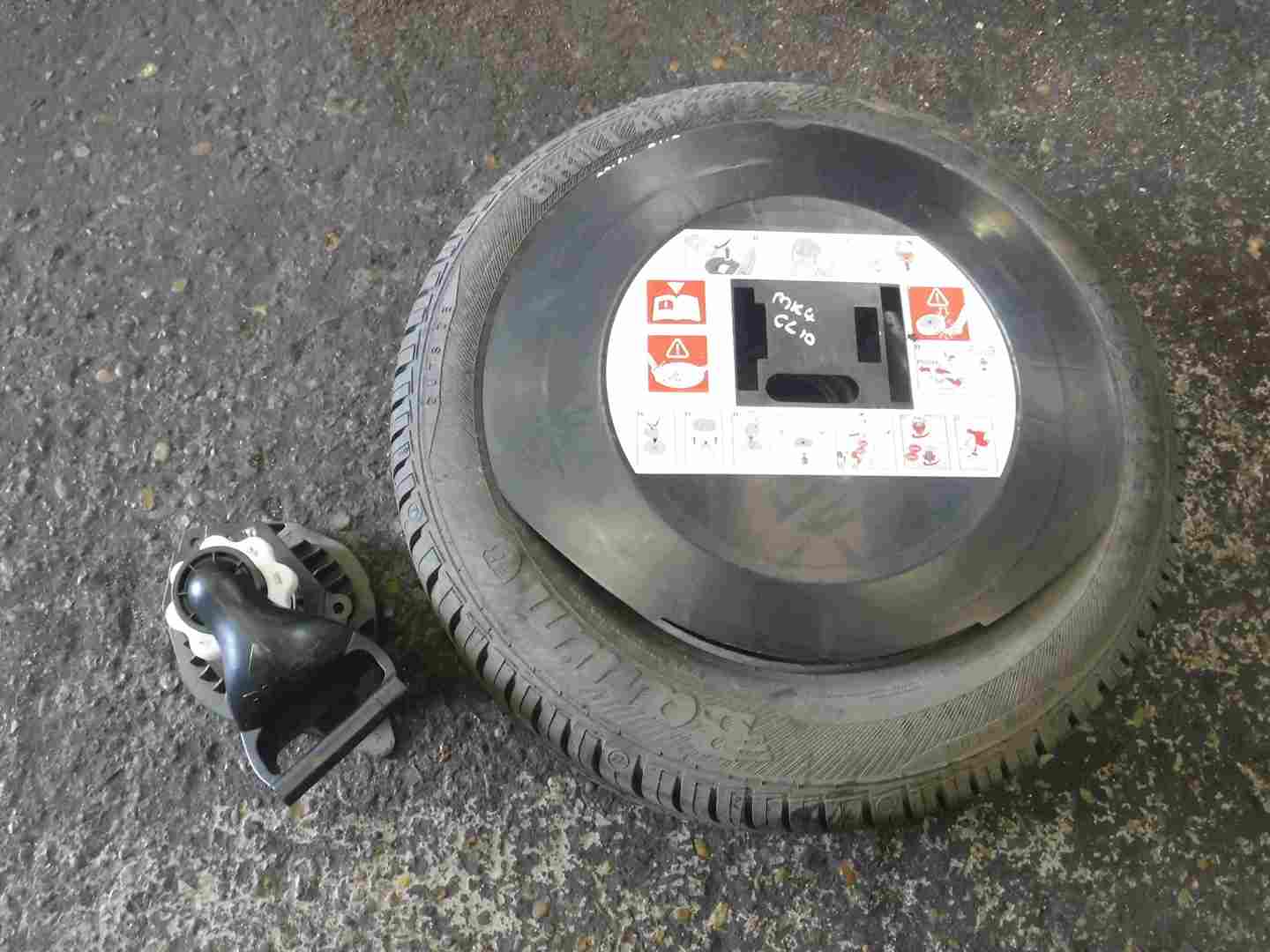 Renault Clio MK4 2013-2019 Steel Spare Wheel + Tyre 185 65 15 With Winch