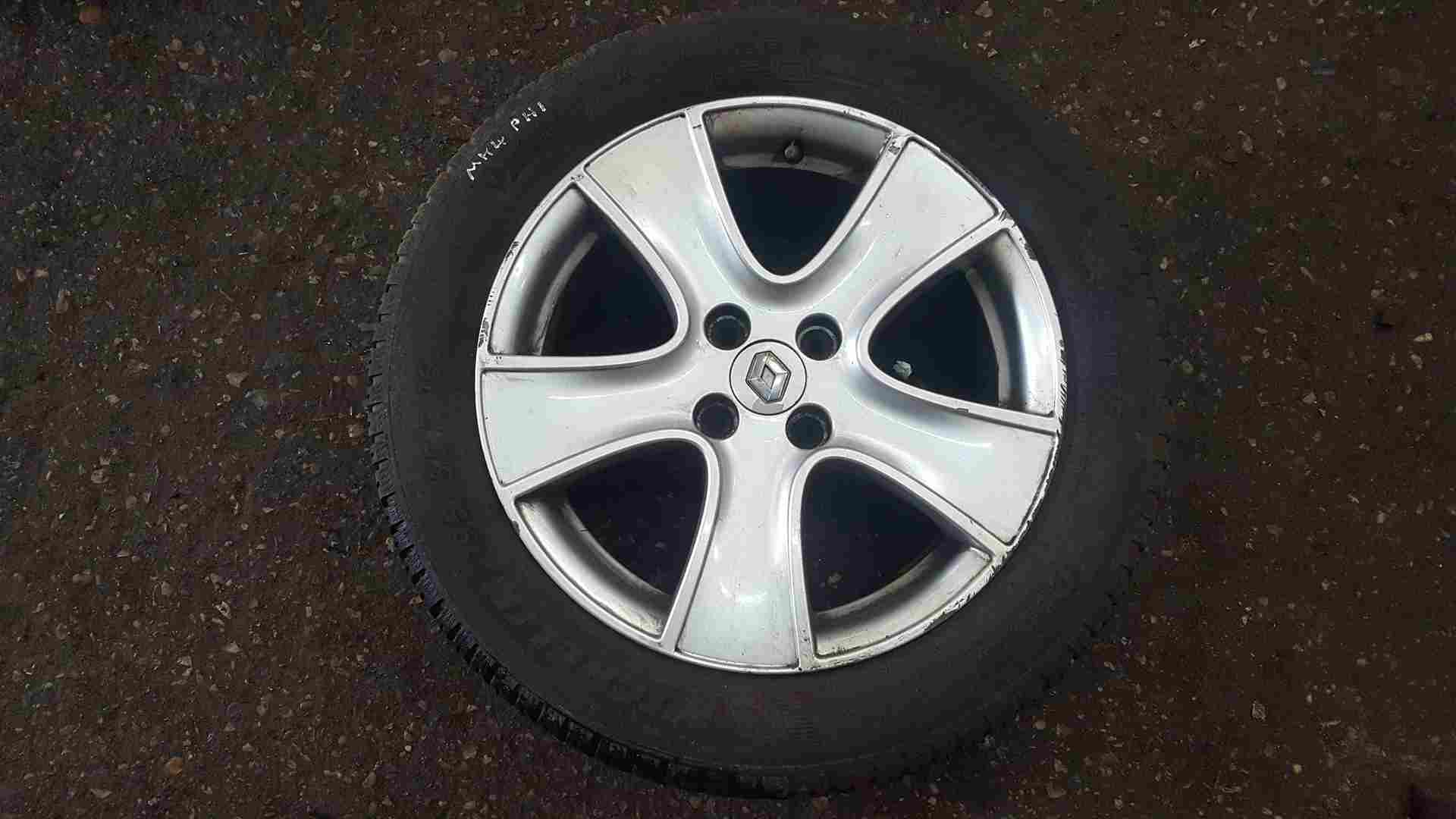 Renault Clio MK4 2013-2019 Passion Alloy Wheel + Tyre 195 55 16 6Mm 3/5