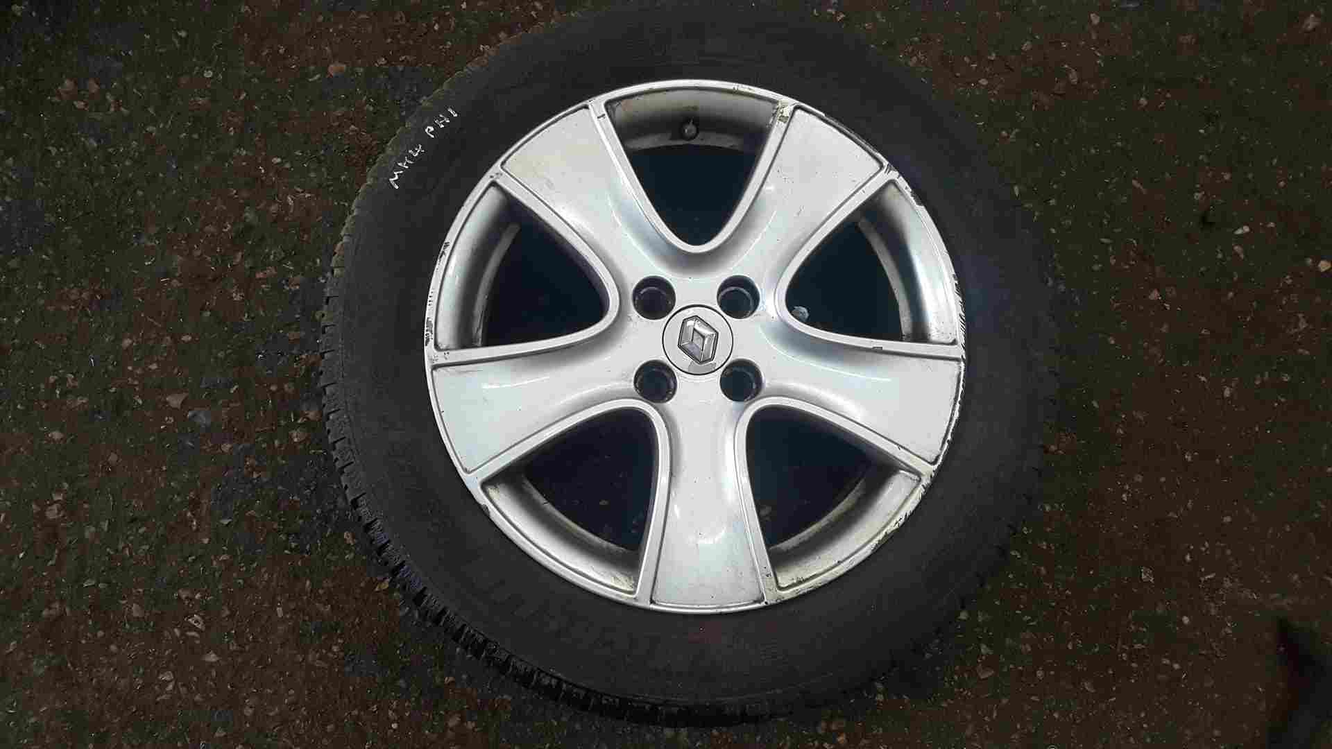 Thumb 8 Renault Clio MK4 2013-2019 Passion Alloy Wheel + Tyre 195 55 16 6Mm 3/5