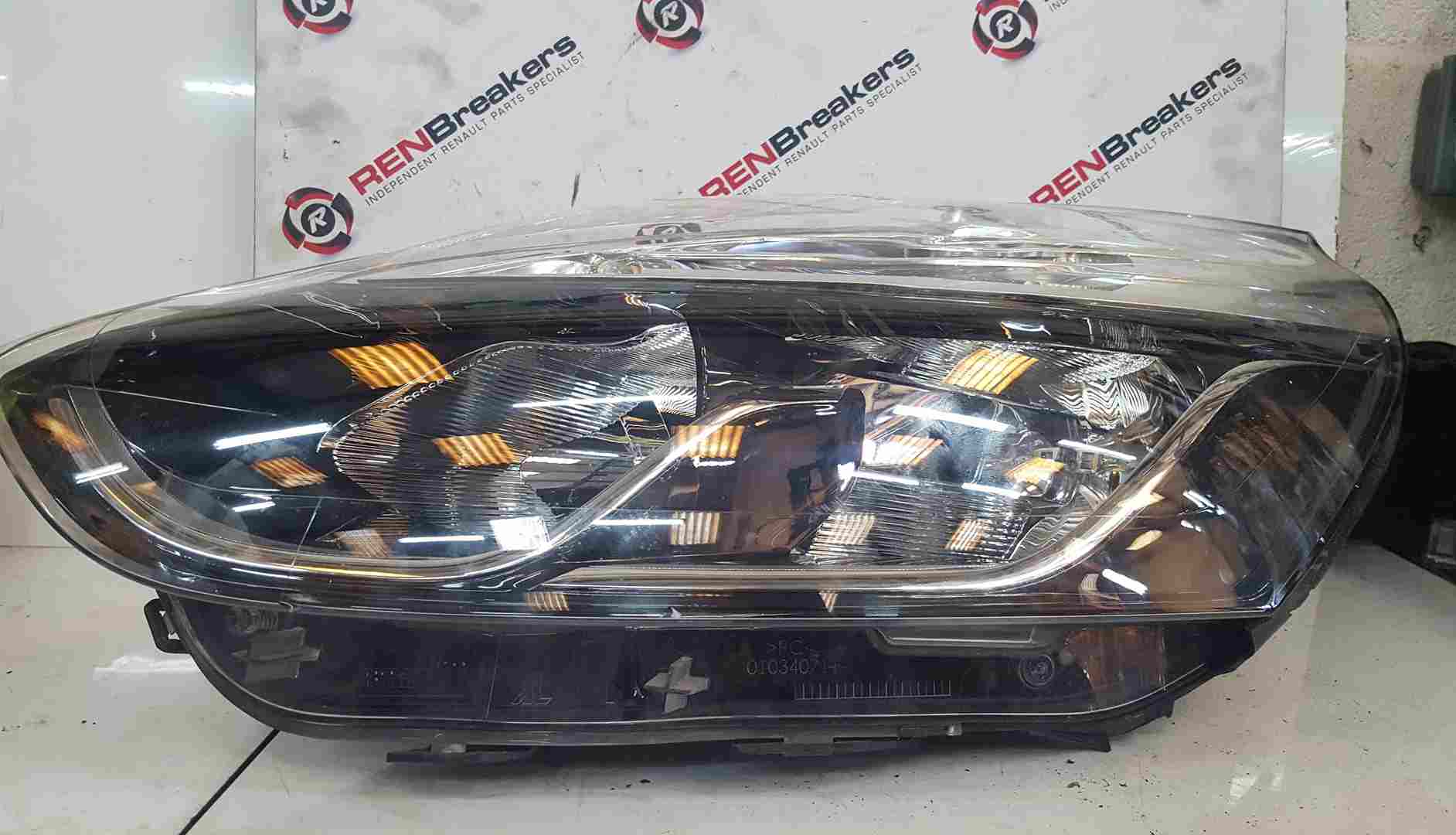 Thumb 7 Renault Clio MK4 2013-2019 Passenger NSF Front Headlight Broken TAB 260606688R