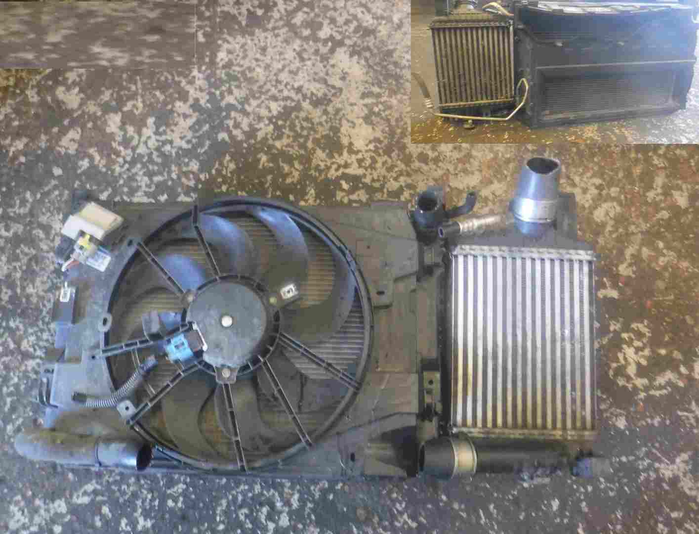 Renault Clio MK4 2013-2018 1.5 dCi Radiator Rad Pack Intercooler + Cooling Fan
