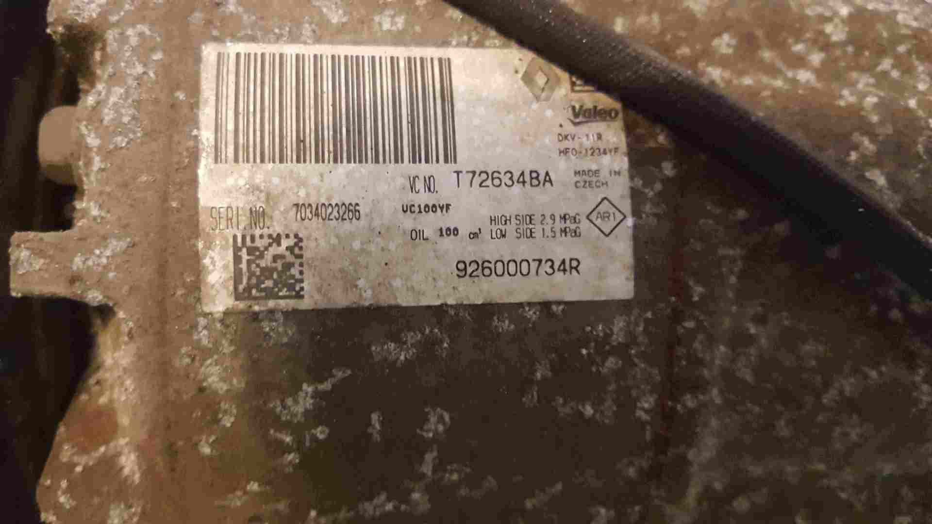 Renault Clio MK4 2013-2018 Aircon Pump Compressor 926000734R