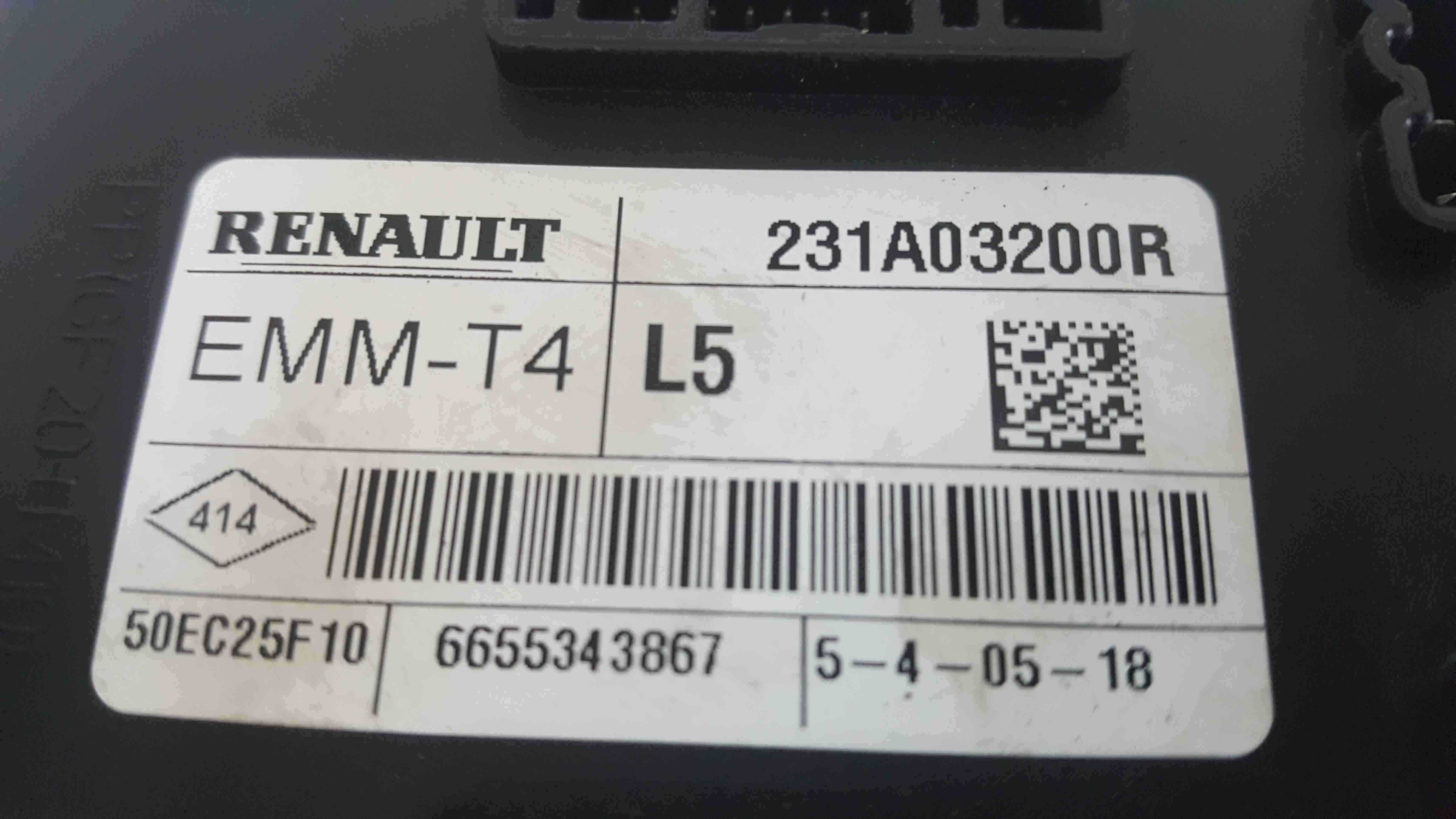 Renault Clio MK4 2013-2018 Body Control Module Computer 231A03200R