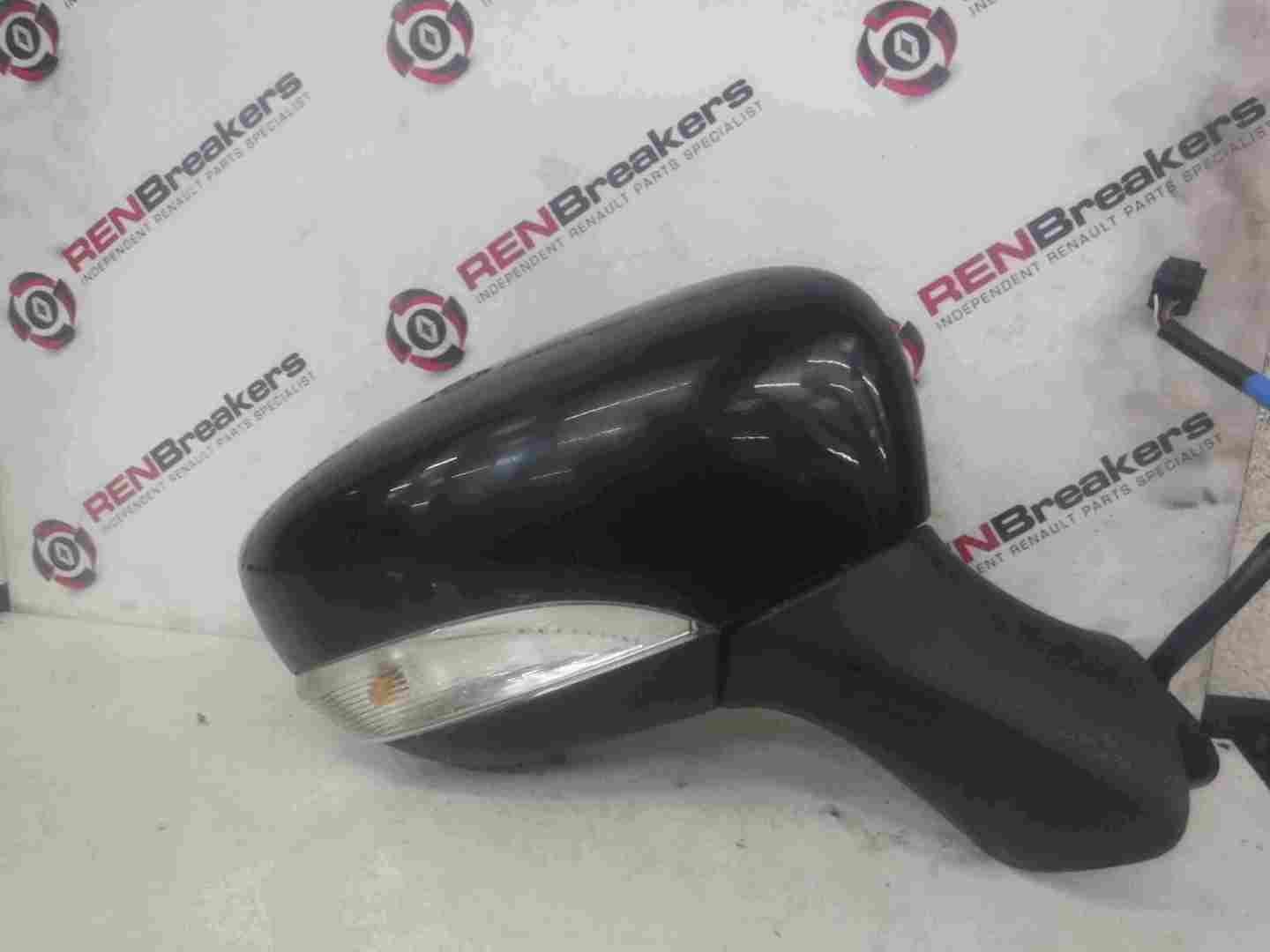 Renault Clio MK4 2013-2018 Drivers OS Wing Mirror Black TEGNE 963016273r