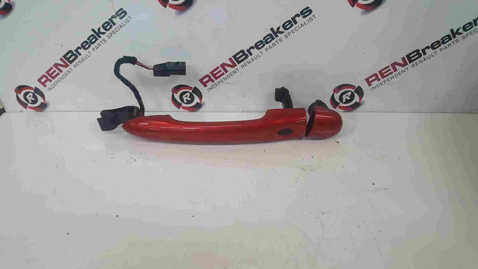 Thumb 2 Renault Clio MK4 2013-2018 Drivers OSF Front Exterior Handle Red TENNP