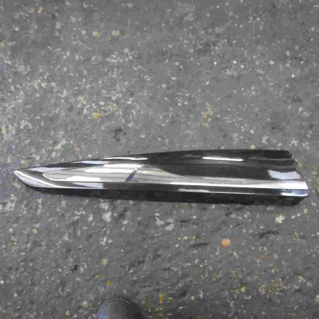 Renault Clio MK4 2013-2018 Drivers OSR Rear Door Moulding Chrome Gloss Black