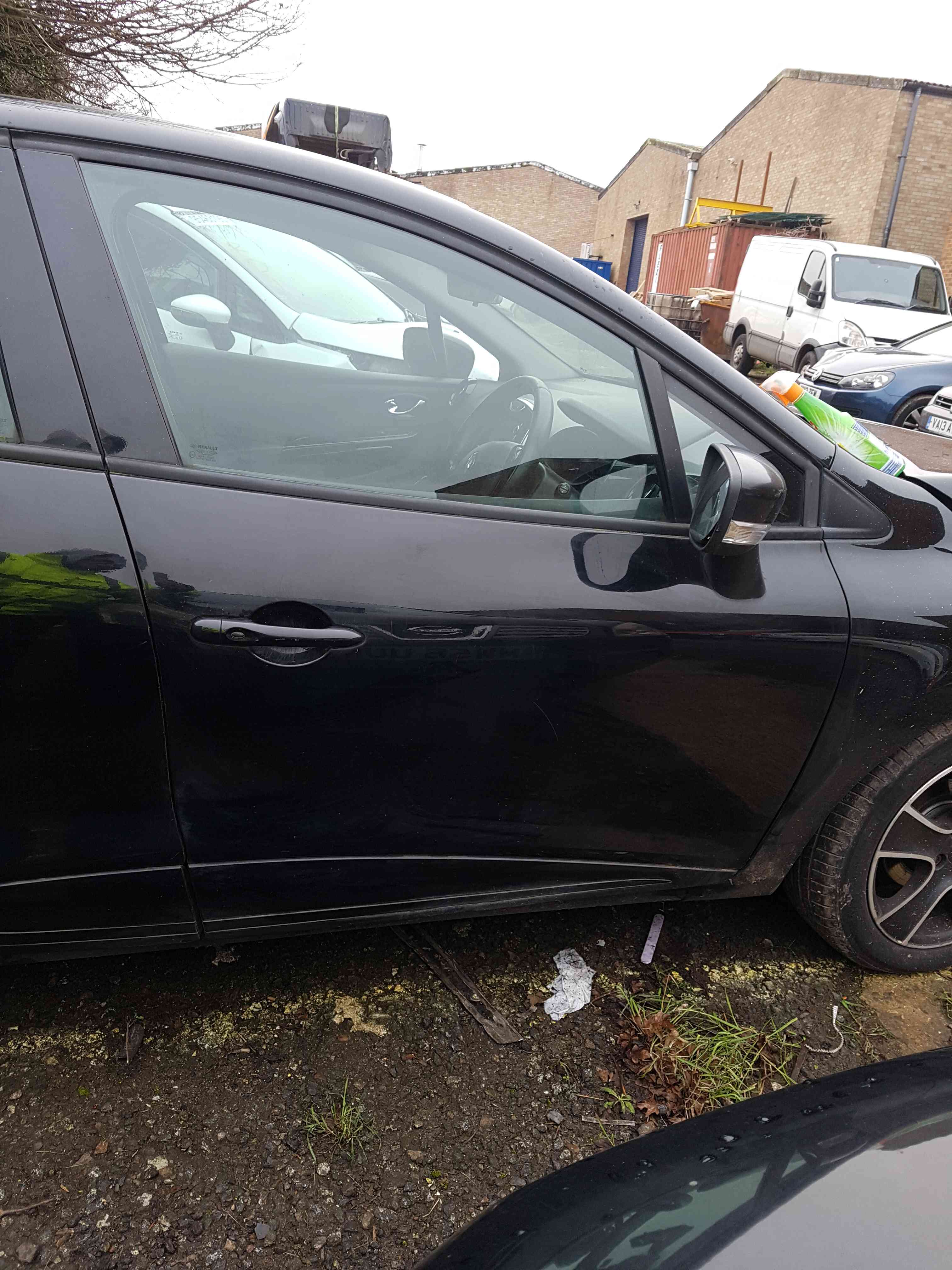 Thumb 3 Renault Clio MK4 2013-2018 Drivers OSR Rear Door Tegne Black Trim Gloss