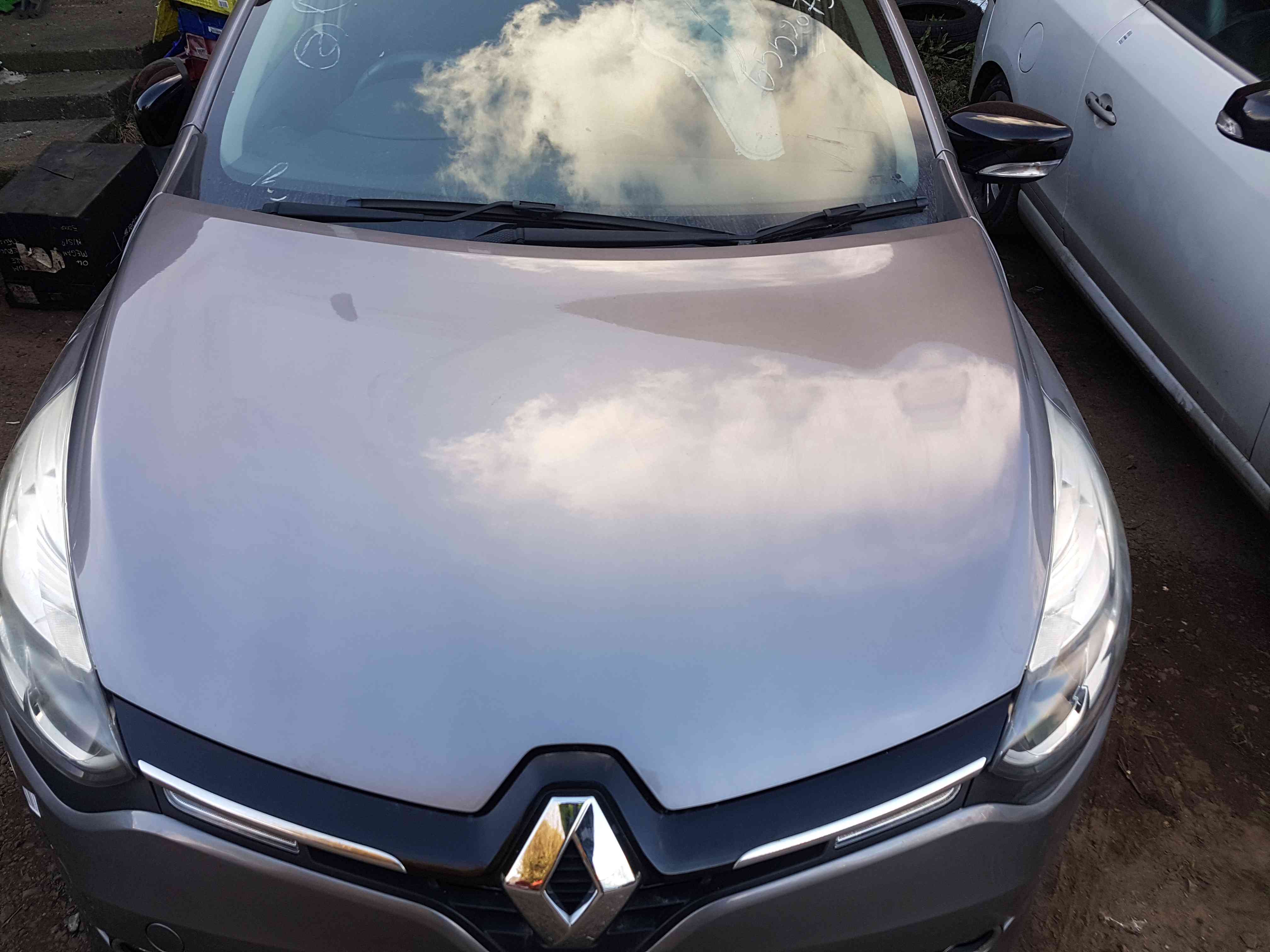 Renault Clio MK4 2013-2018 Front Bonnet Grey Tekng