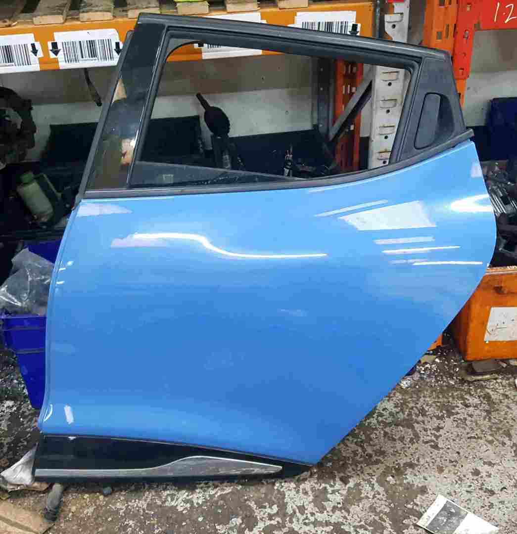 Thumb 2 Renault Clio MK4 2013-2018 Passenger NSR Rear Door Blue OVRPJ