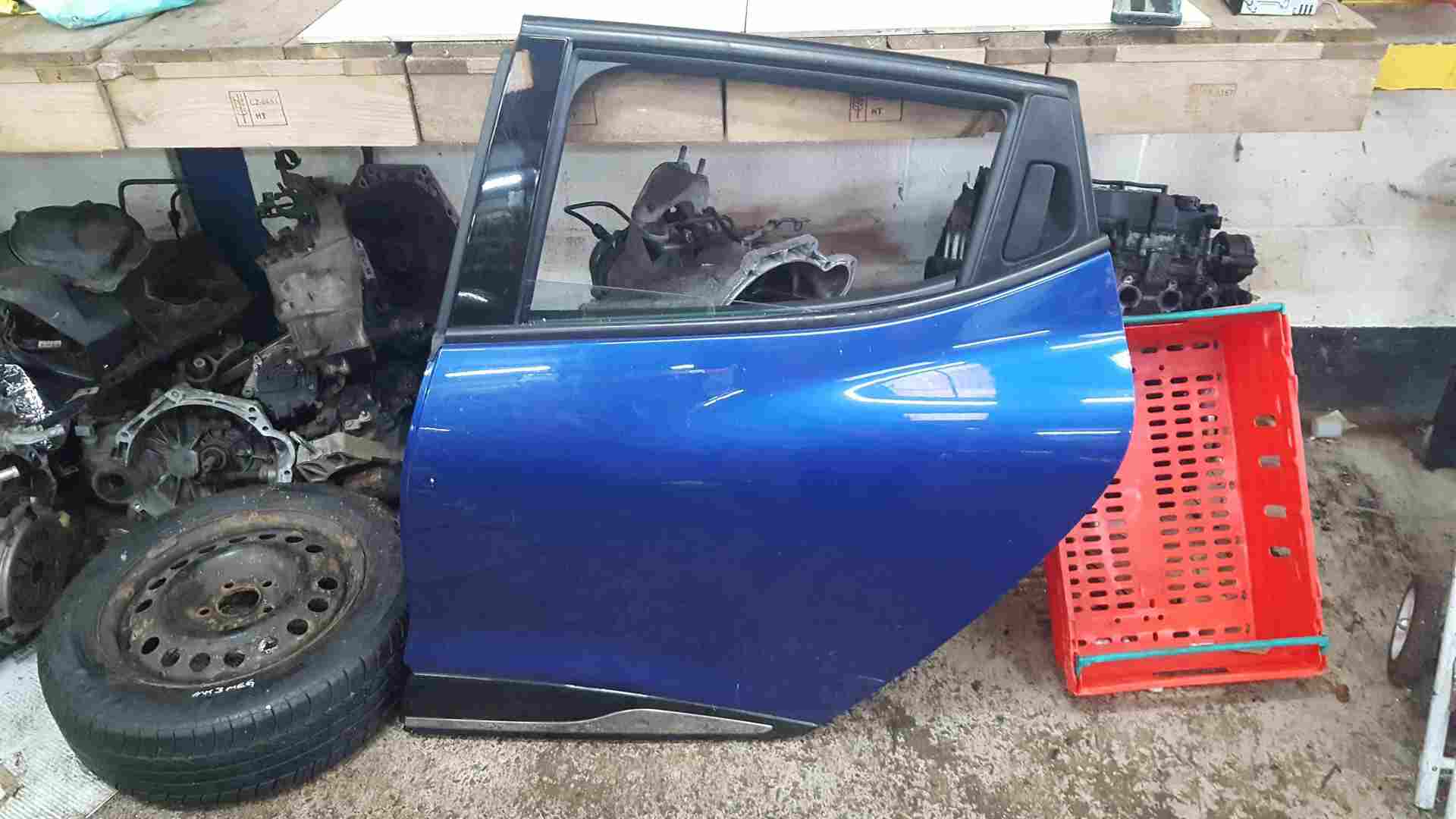 Thumb 3 Renault Clio MK4 2013-2018 Passenger NSR Rear Door Blue Terqh