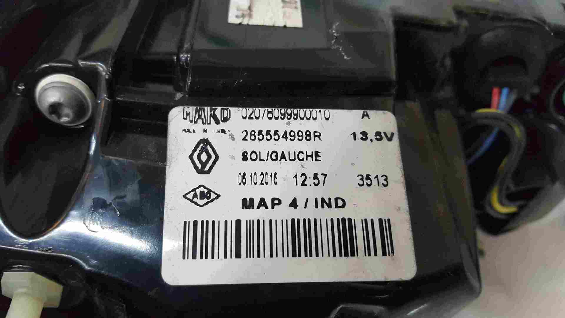 Thumb 2 Renault Clio MK4 2013-2018 Passenger NSR Rear Outer Rear Light 265554998R