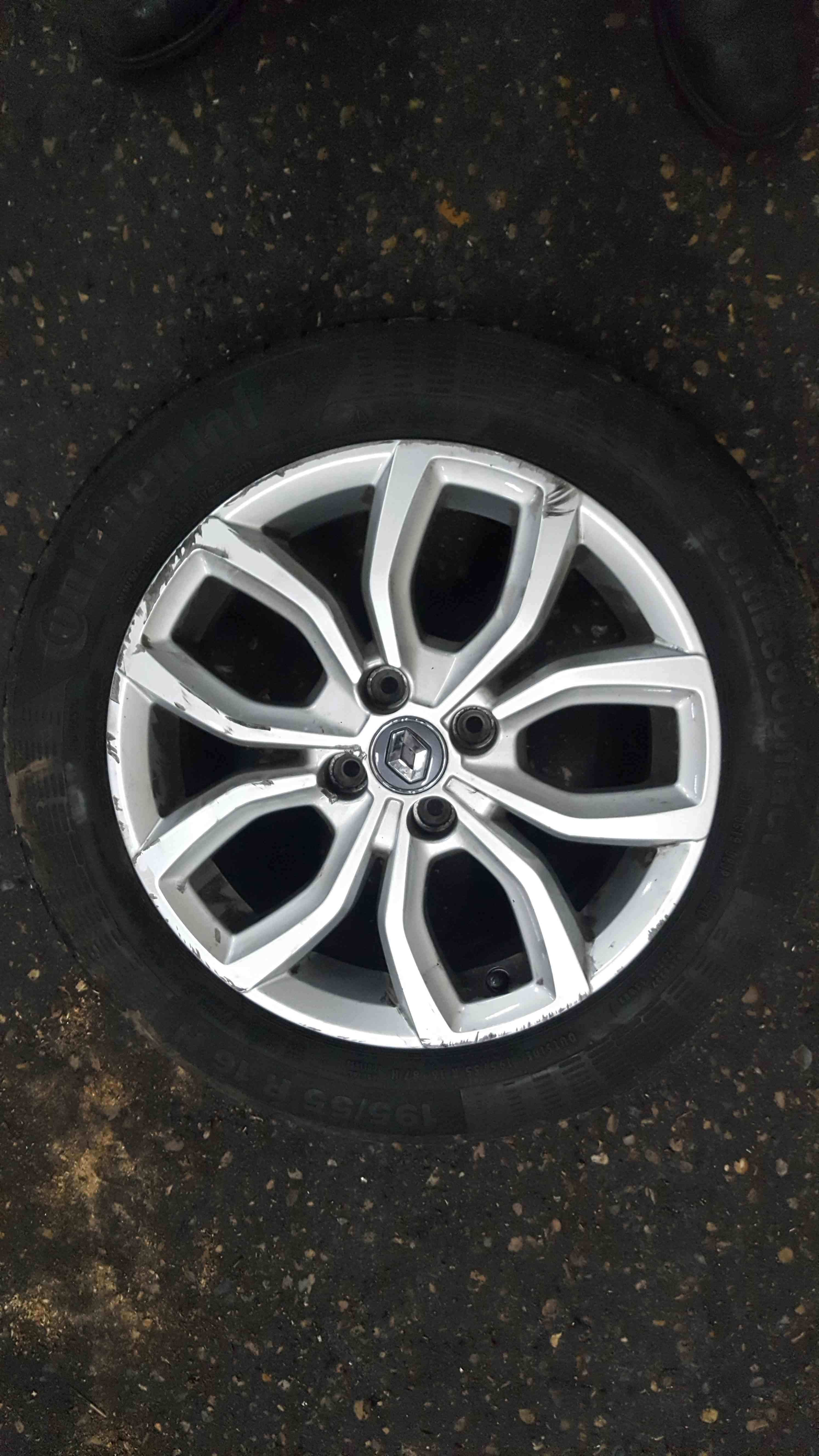 Renault Clio MK4 2013-2018 Pulsize Alloy Wheel 16Inch + Tyre 195 55 16 6Mm 3/5