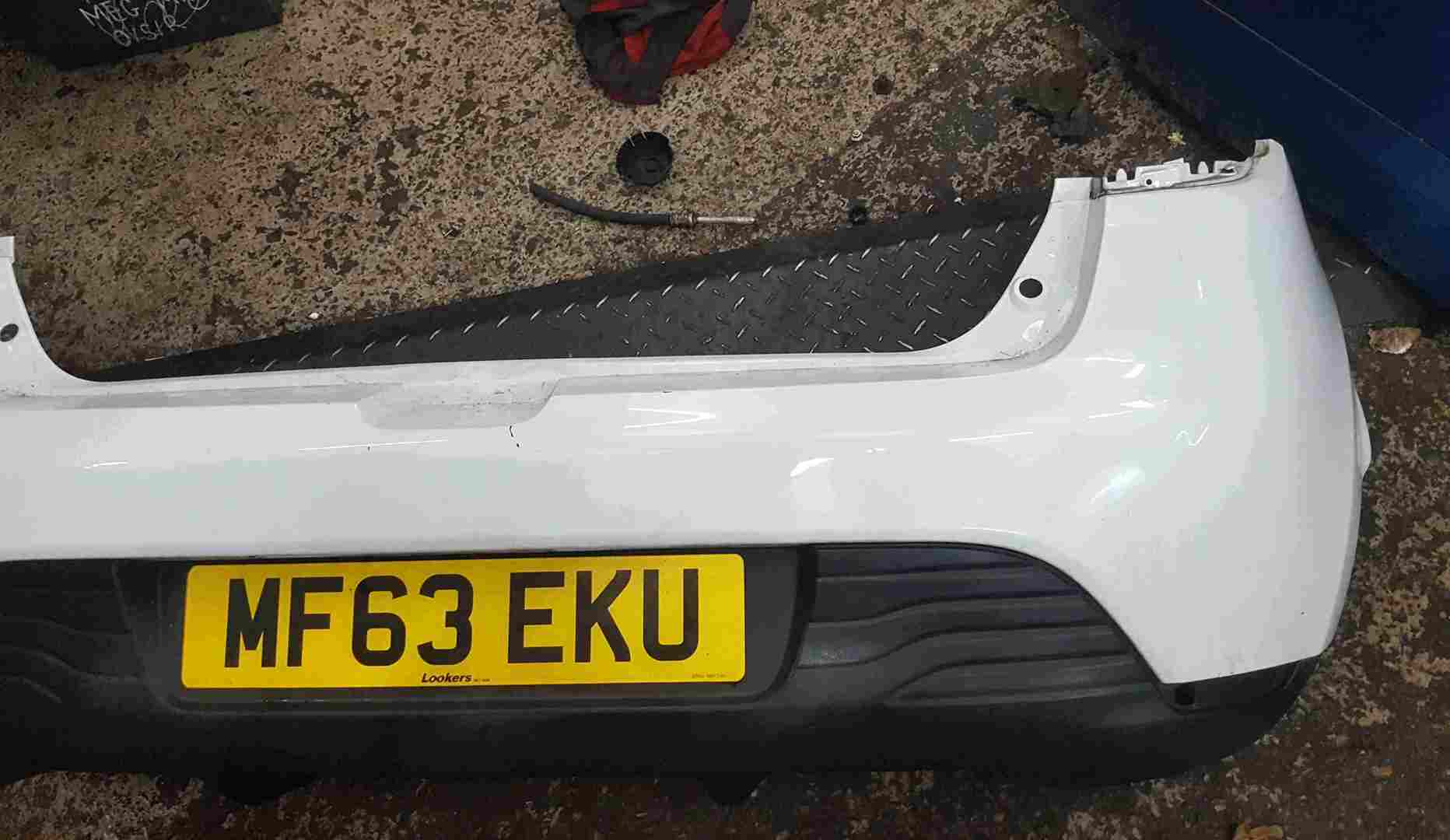 Renault Clio MK4 2013-2018 Rear Bumper White 369